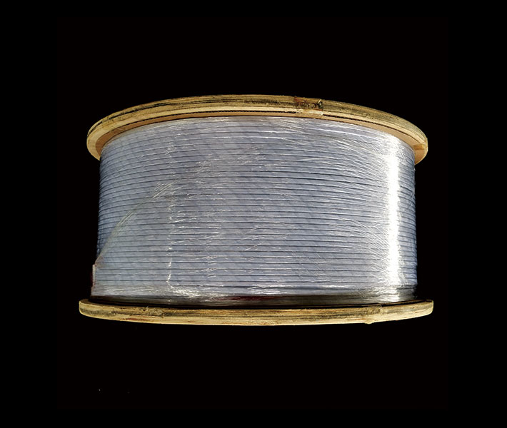 Non-woven film coated copper (aluminum) flat wire